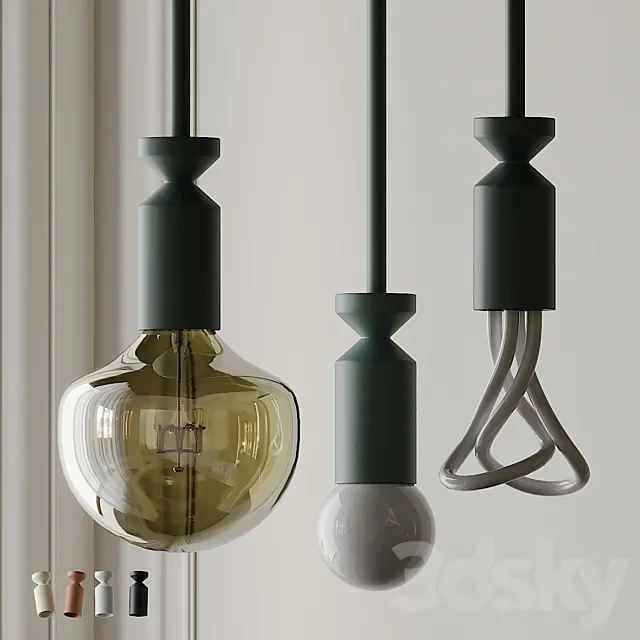 FILD and Plumen STICK Lamp 3D Model