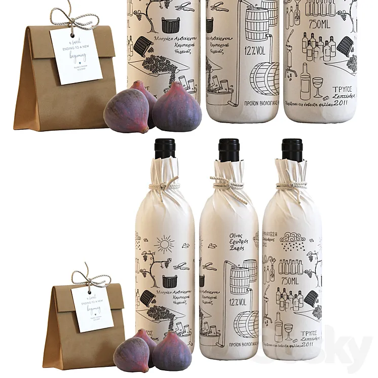 Filirea Gi Wine 3D Model Free