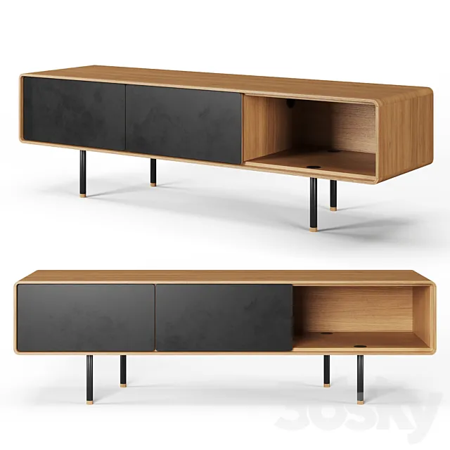 Fina lowboard 160cm 3D Model