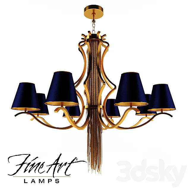 Fine Art Lamps Chandelier 3DModel