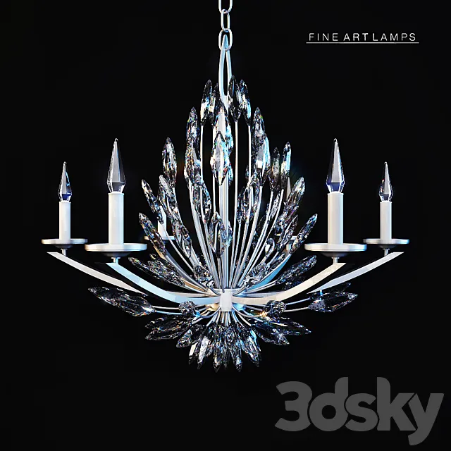 Fine Art Lamps Lily Buds 881140 3D Model