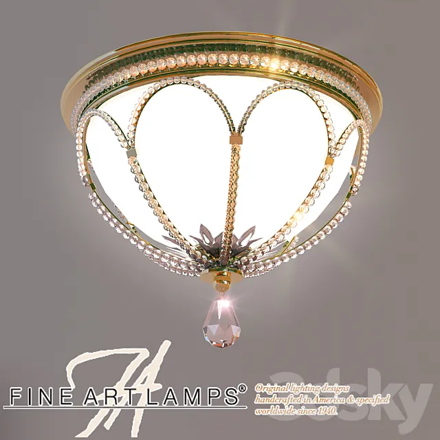 Fine Art Lamps PRUSSIAN NEOCLASSIC 858240-1ST 3D Model