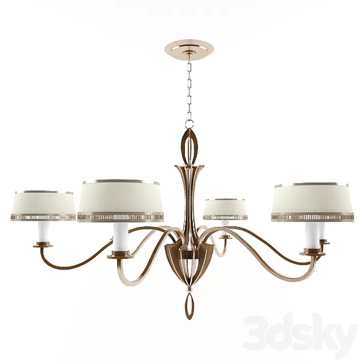 Fine Art Lams STACCATO GOLD 786740-2ST 3D Model