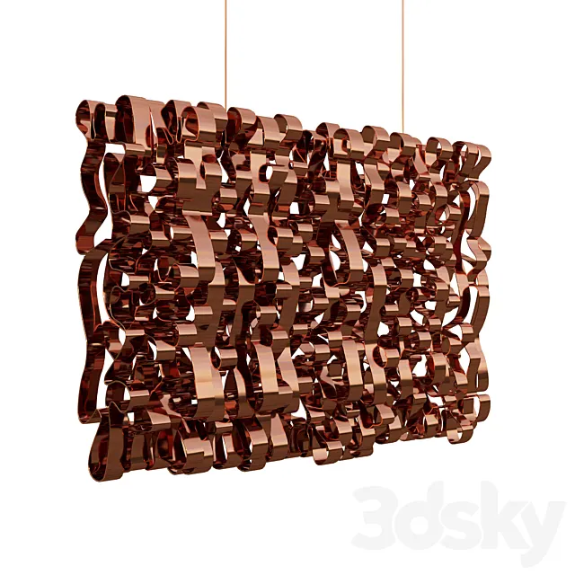 Fine curved plate 3DModel