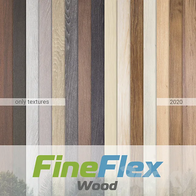 Fine Flex WOOD Collection 3D Model