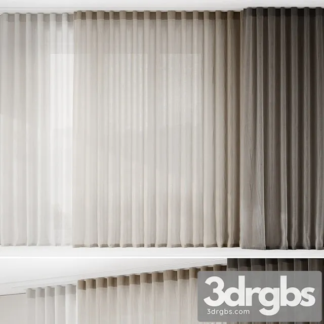 Fine Linen Curtains On The Ceiling Cornice Free Download