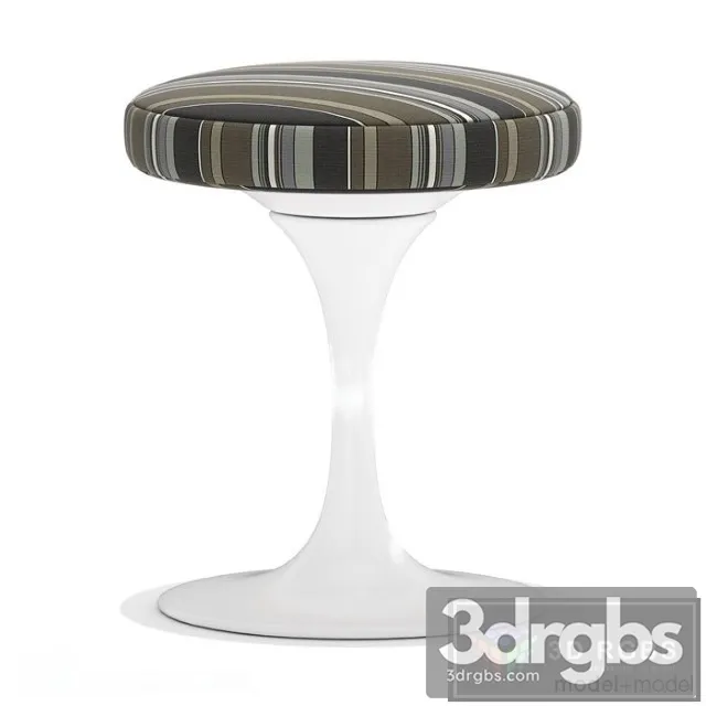 Fine Mod Imports Flower Stool Chair 3D Model Free
