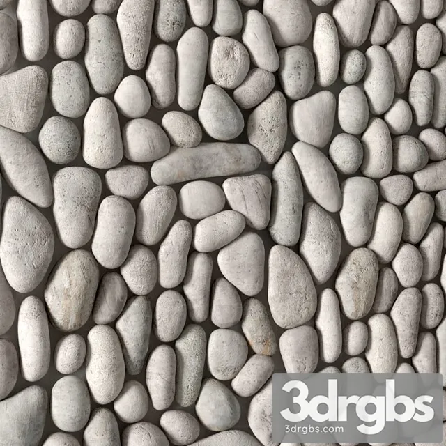 Fine Pebble Panel 3D Model Free