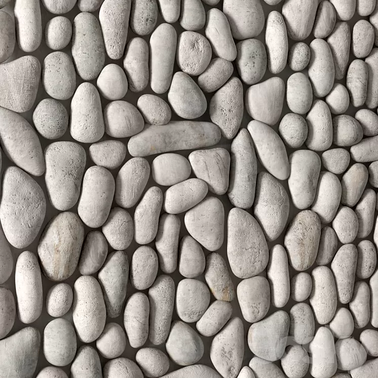 Fine pebble panel 3D Model