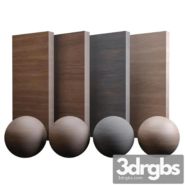 Fine Walnut Wood Varnished 3D Model Free