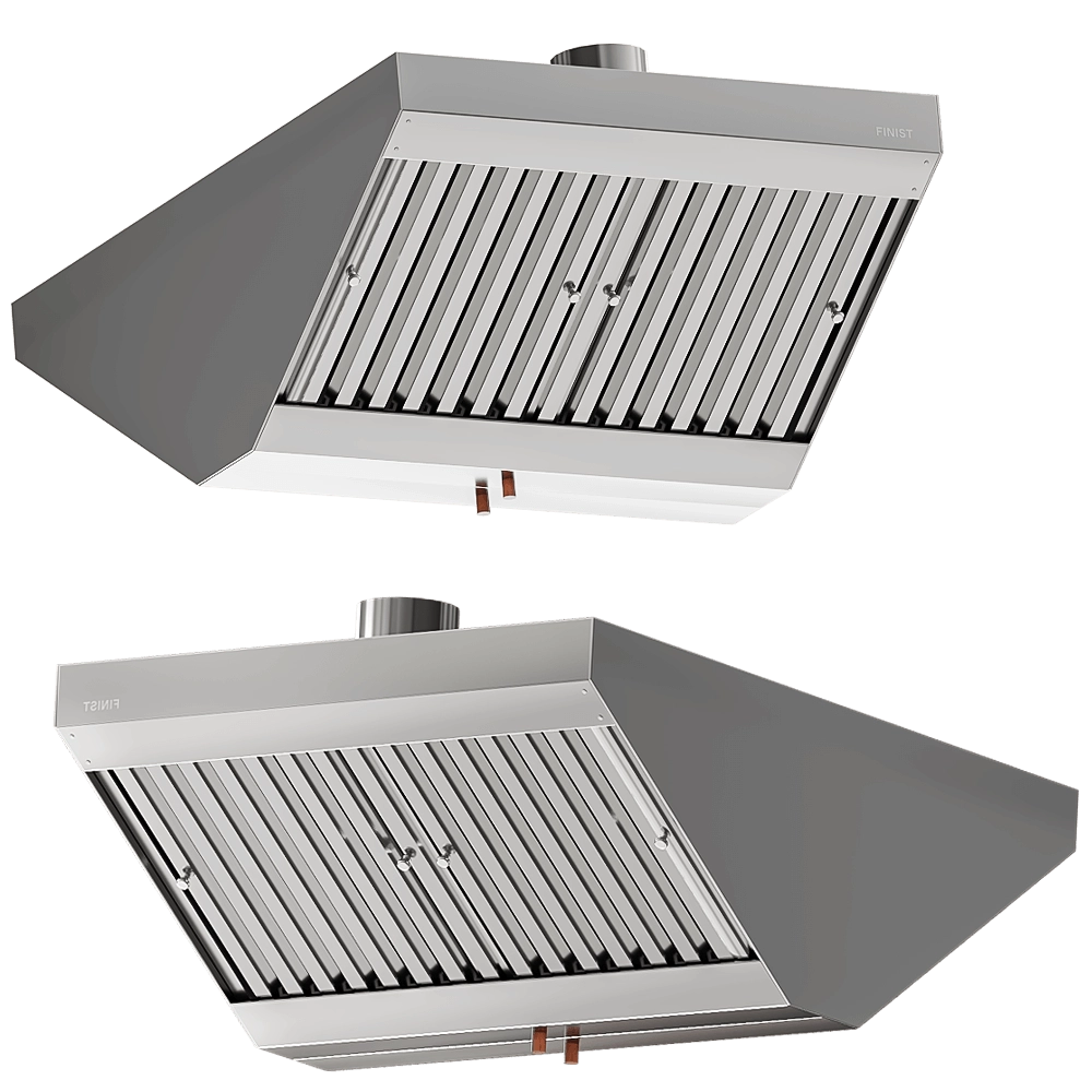 FINIST - Stainless steel exhaust hood ZVN-04 01 3D Model