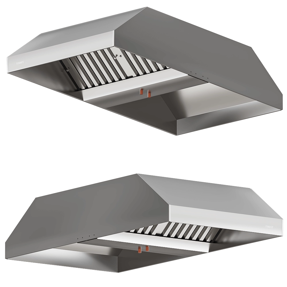 FINIST - Stainless steel exhaust hood ZVN 04 3D Model