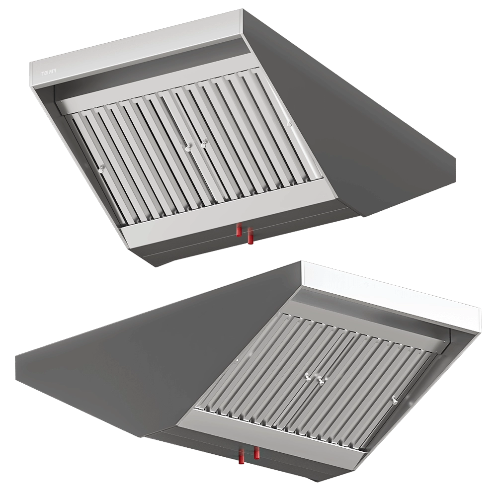 FINIST - Stainless steel exhaust hood ZVN04 02 3D Model