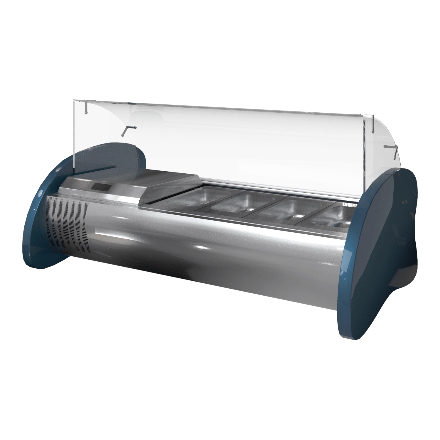 FINIST - Tabletop refrigerated display case "Topping Box" PERFECTUM 3D Model