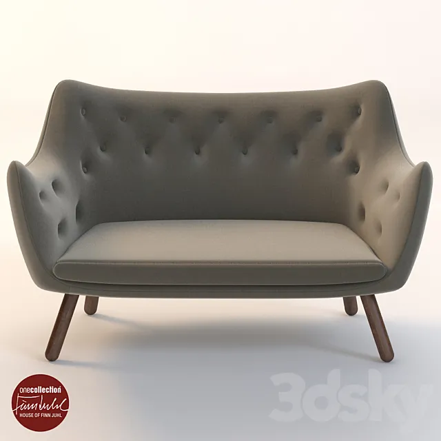 Finn Juhl Poet Sofa 3DModel