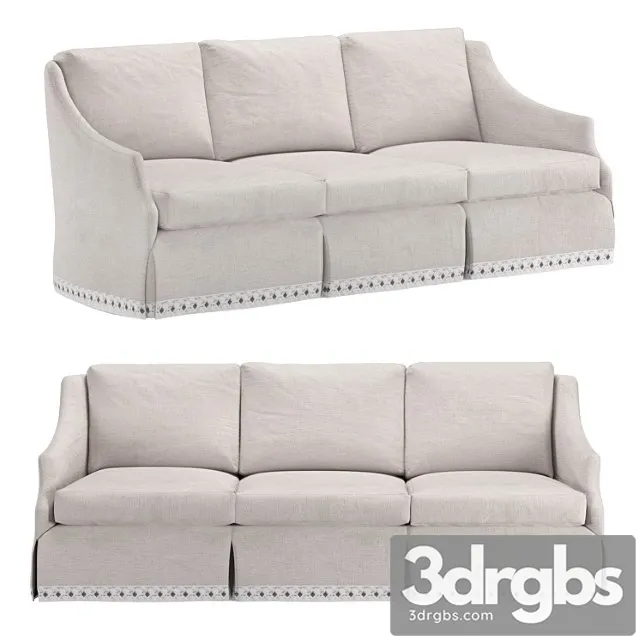 Fiora waterfall skirt sofa v955w-s