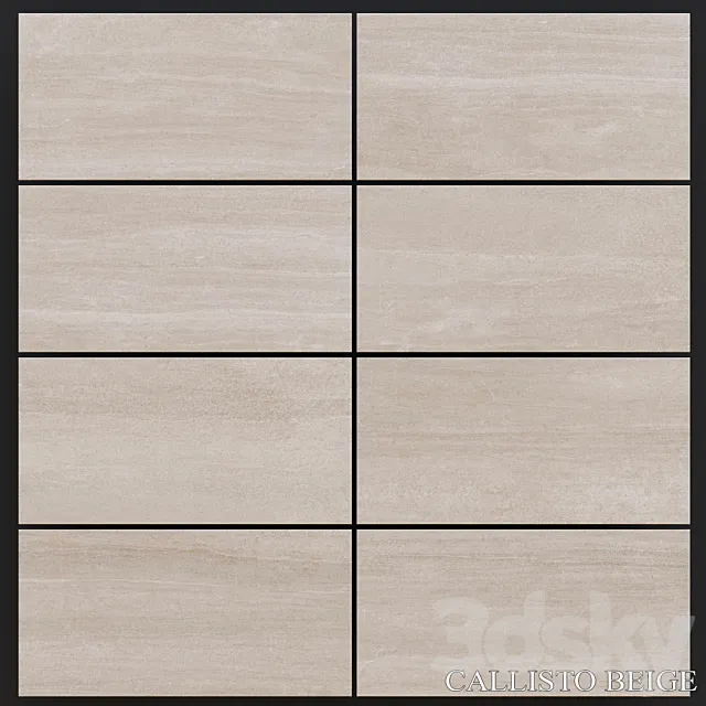 Fiore Callisto Beige 3D Model