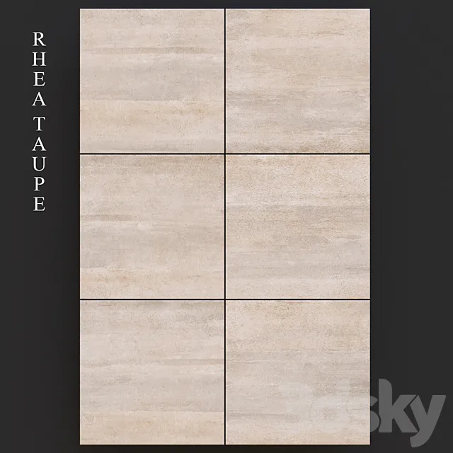 Fiore Rhea Taupe 3D Model