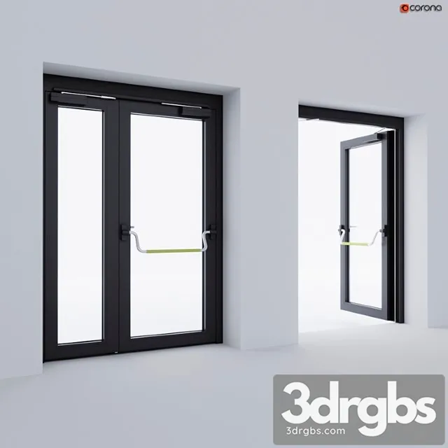 Fire door_1 3D Model Free
