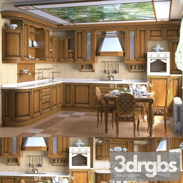 Firence Kitchen 3D Model Free