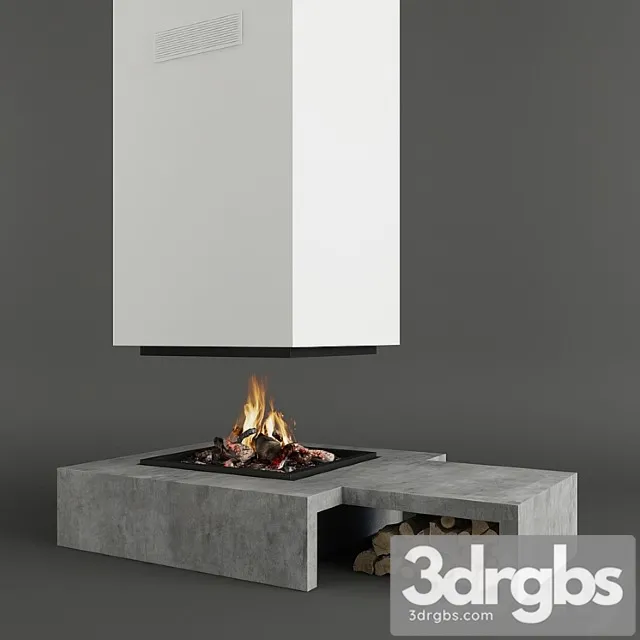 Fireplace 12 3 3D Model Free