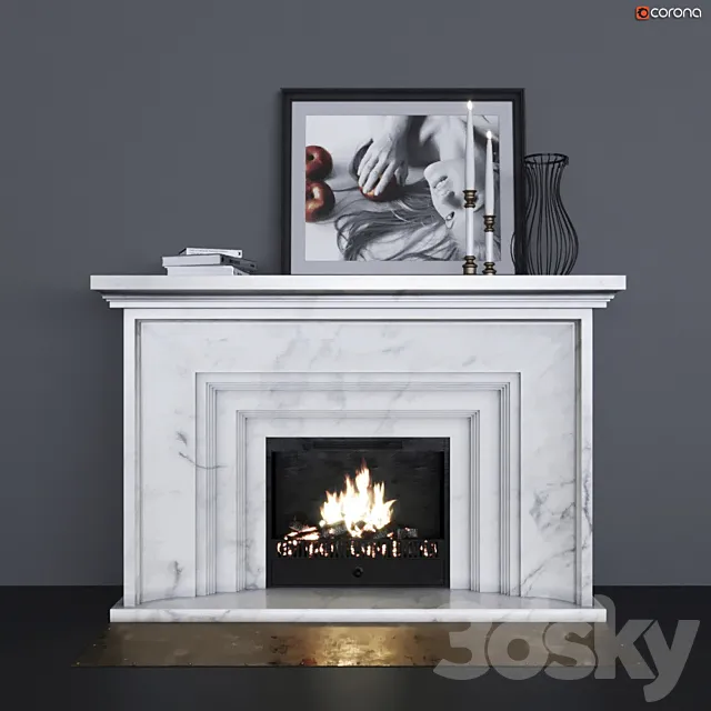 Fireplace 2 3D Model