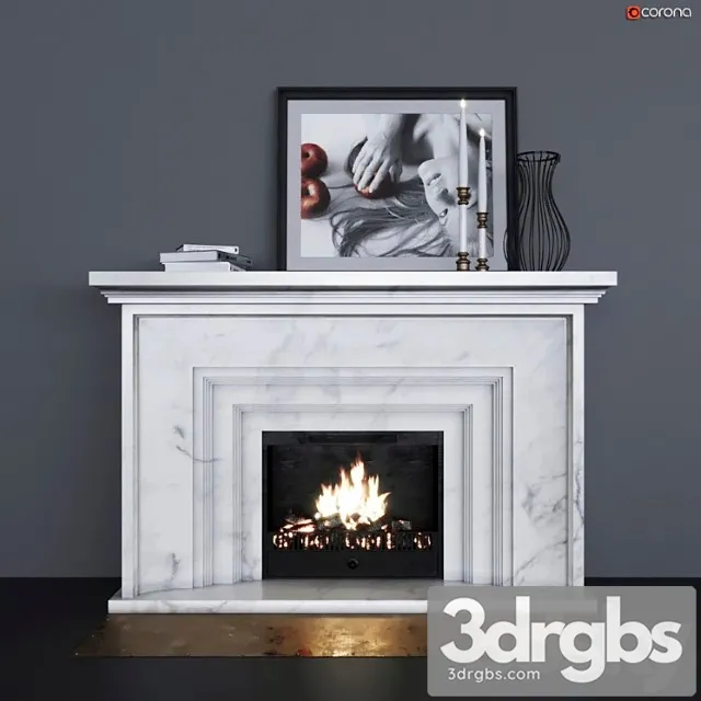 Fireplace 2 3D Model Free