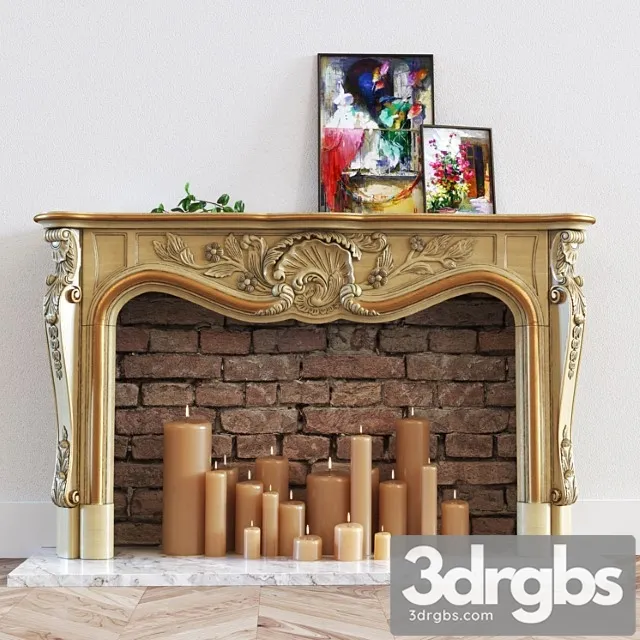 Fireplace 22 3D Model Free