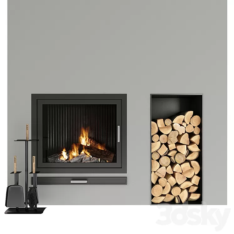 Fireplace 3D Model