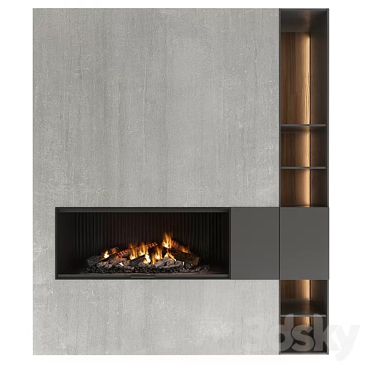 Fireplace 3D Model