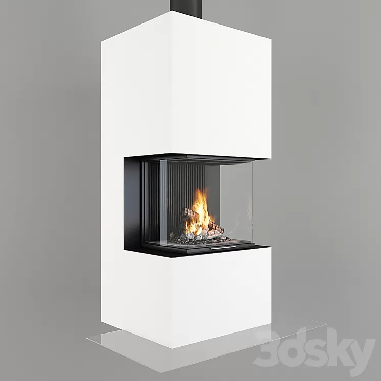 Fireplace 3D Model Free
