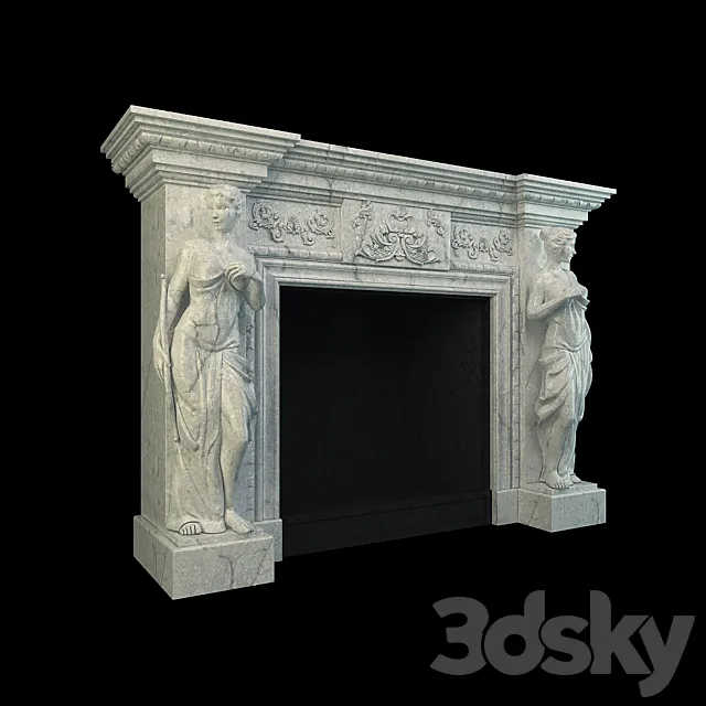 Fireplace 3D Model