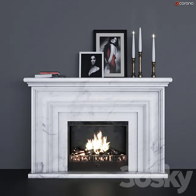Fireplace 3D Model