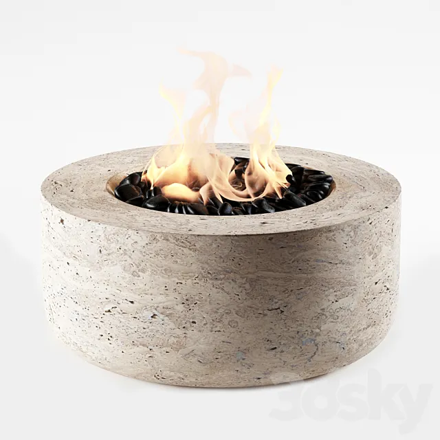 Fireplace 3D Model
