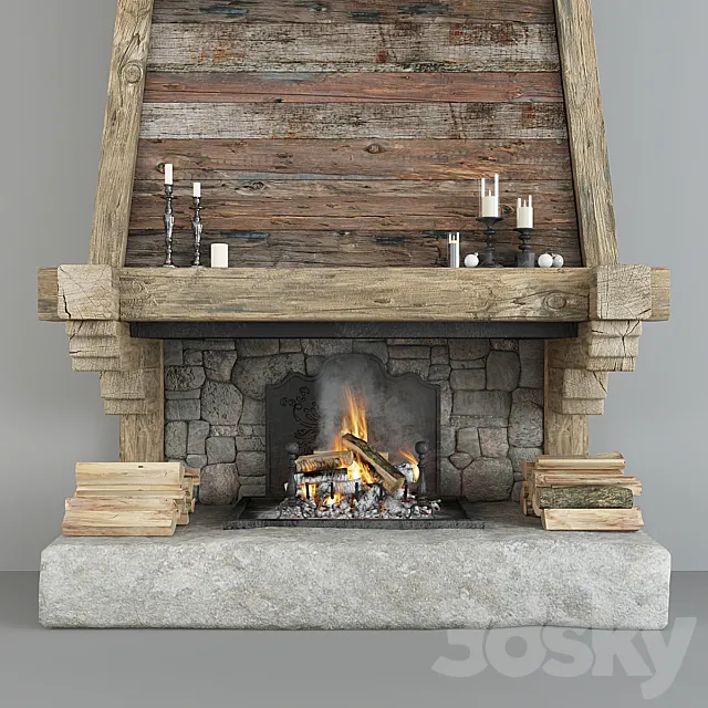 Fireplace 3D Model