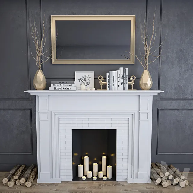 Fireplace 9 3D Model