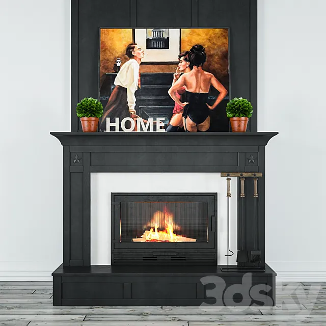 Fireplace classic 3DModel