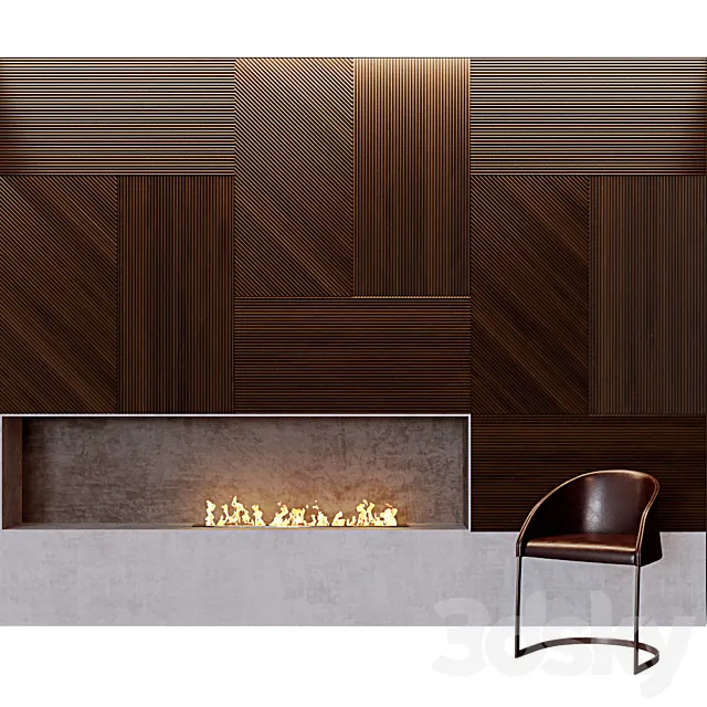 Fireplace design Emmemobili 3DModel