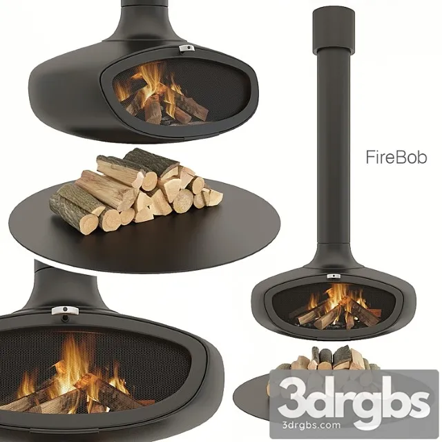 Fireplace Firebob 3D Model Free