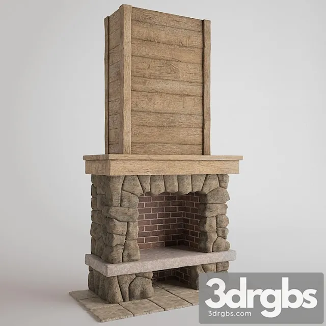 Fireplace fireplace 3D Model Free