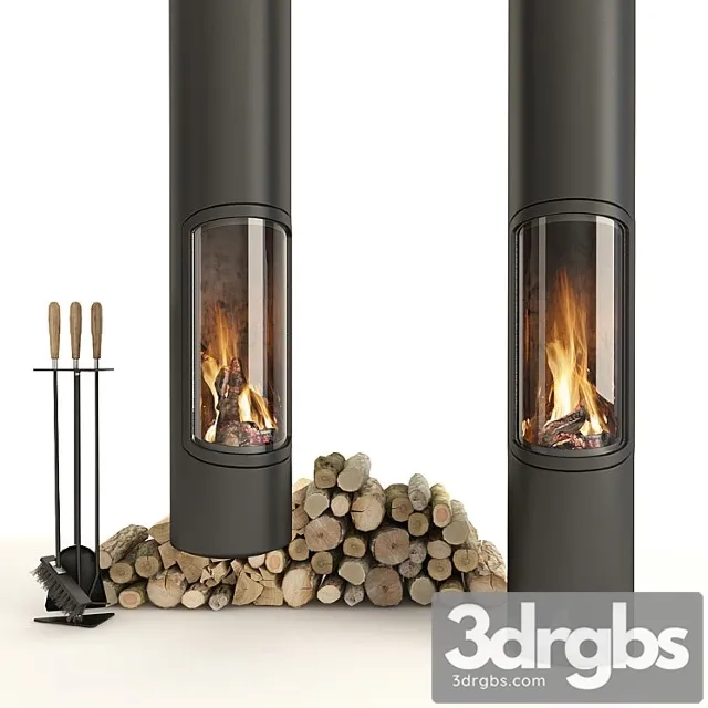 Fireplace Fireplace slimfocus 3D Model Free