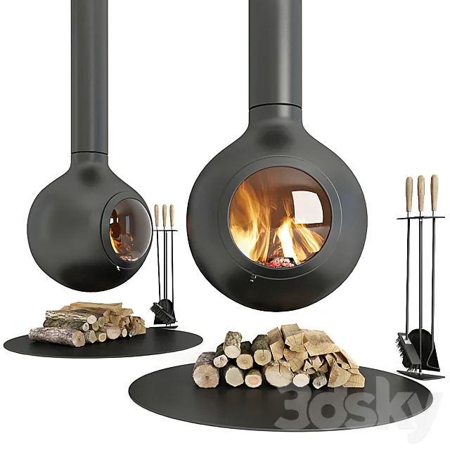 Fireplace Focus Bathyscafocus Hublot 3DModel