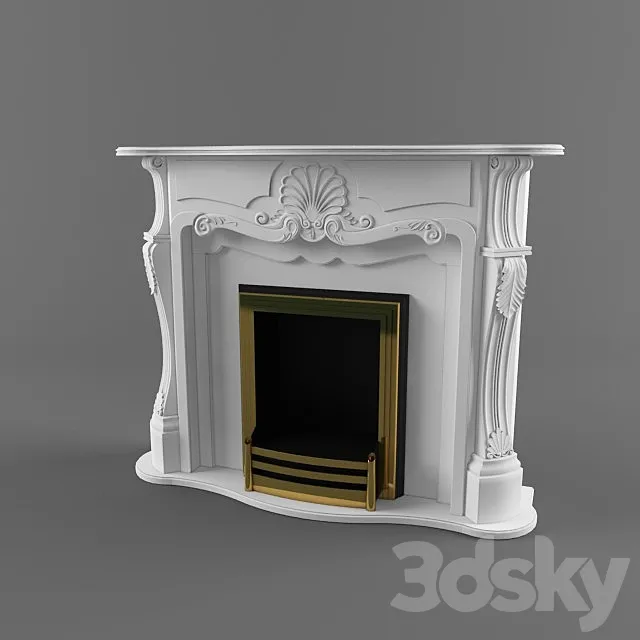 fireplace "Grazia" 3DModel