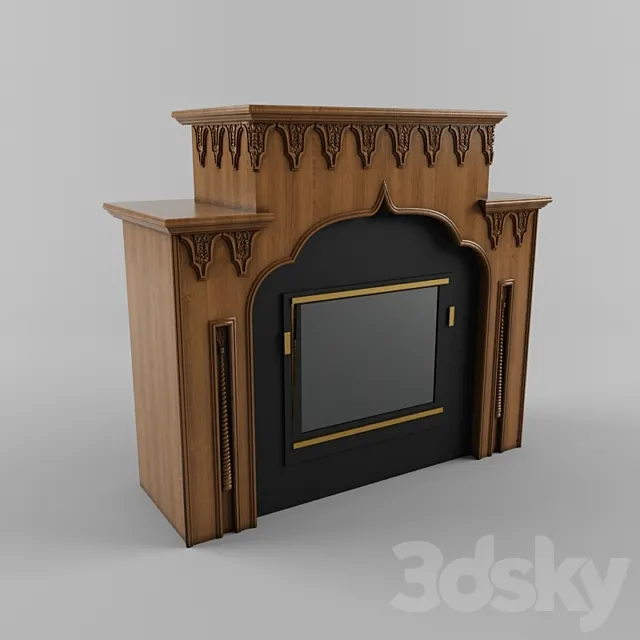 Fireplace in the 