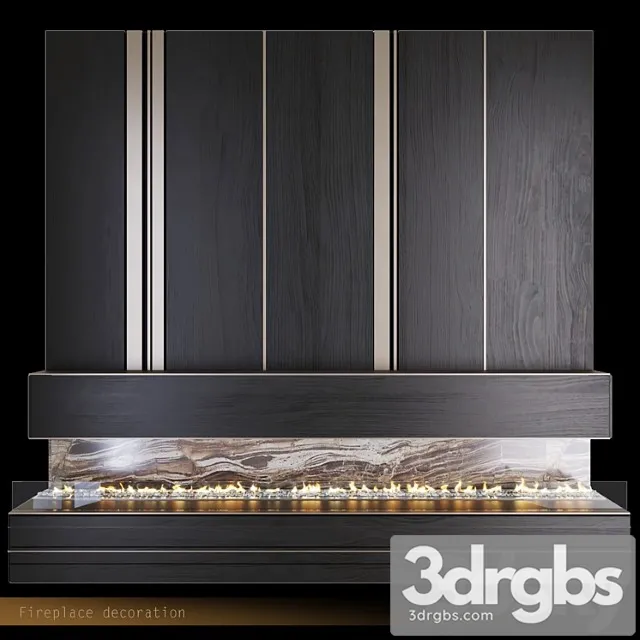 Fireplace - kam14 3D Model Free