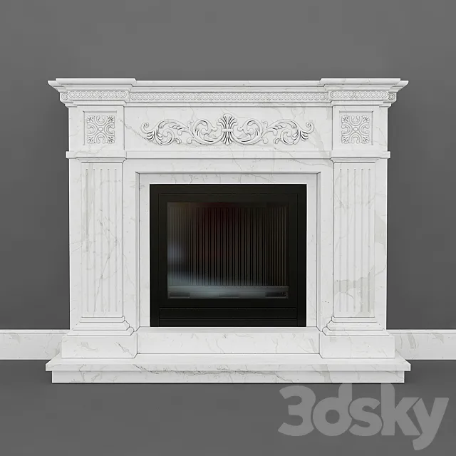 Fireplace Kiev 3D Model