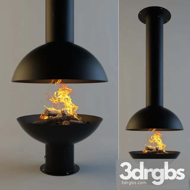 Fireplace Mezzo Focus 2 3D Model Free