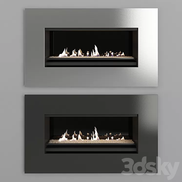 Fireplace modern 21 3D Model