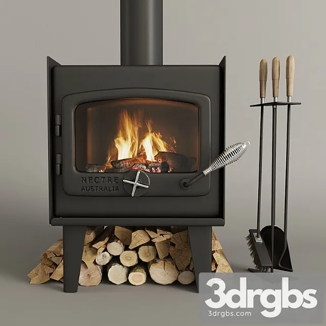 Fireplace nectre 3D Model Free