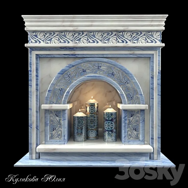 Fireplace No. 16 3D Model